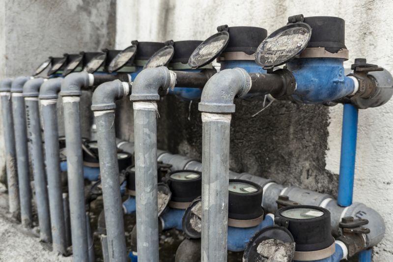 Commercial plumbing setup